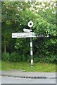 Old Direction Sign - Signpost by the B4027, Wheatley Road, Islip