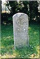 SZ4482 : Old Milestone by the B3399, Limerstone, Isle of Wight by A Farthing