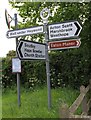 Old Direction Sign - Signpost by Ticklerton, Eaton under Heywood Parish