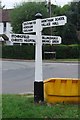 Old Direction Sign - Signpost by Sandhills Road, Itchingfield