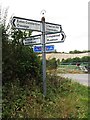 Old Direction Sign - Signpost by Baxters Farm, Eaton Constantine