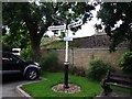 Old Direction Sign - Signpost by Cross Lane, Barley Green