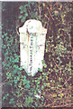 ST6256 : Old Boundary Marker by the A37, Bristol Road, High Littleton by Milestone Society