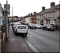 Speed camera warning sign, Caerleon Road, Newport