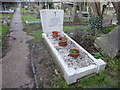 The grave of James and Edith O