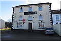 Auction board on a former pub, Cardiff Road, Aberaman