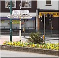 Old Direction Sign - Signpost by the A6, Wellington Road, South, Stockport