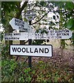 Old Direction Sign - Signpost by Mafeking Lane, Woolland, Dorset