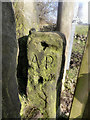 SK3164 : Old Boundary Marker by Jaggers Lane, Matlock Town Parish by Milestone Society