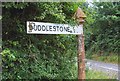 Old Direction Sign - Signpost on the B3170 at Duddlestone