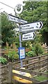 Old Direction Sign - Signpost by Hints Meadow, Coreley Parish