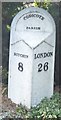 Old Milepost by the B656, High Street, Codicote