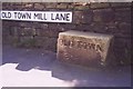 Old Guide Stone by Old Town Mill Lane, Wadsworth