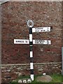 Old Direction Sign - Signpost in Burgh by Sands, Carlisle