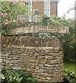 Old Direction Sign - Signpost in Aston le Walls, Northants