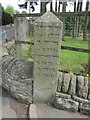 Old Milestone by Strathmartine Road, Bridgefoot