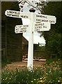 Old Direction Sign - Signpost by Ludwell, Horsted Keynes