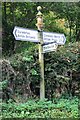 Old Direction Sign - Signpost in Aston Botterell parish