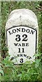 Old Milestone by the B1368, Silkmead Farm, Anstey parish