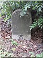 Old Milestone by the A487, Ysgubor-y-Coed parish