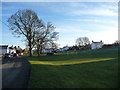 NY5633 : North end of the village green, Langwathby by Christine Johnstone