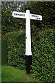 Old Direction Sign - Signpost by the A28, Station Road, Northiam