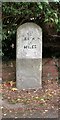 Old Milestone by Rodway Hill Road, Kingsway parish