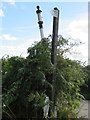 Old Direction Sign - Signpost by Benty Heath Lane, Willaston