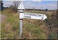 Direction Sign - Signpost on crossroads east of the village