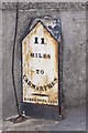 Old Milestone by the former A477, Llanddowror