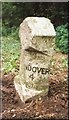 Old Milestone by the A343, Bourne Park, Hurstbourne Tarrant parish