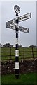 Old Direction Sign - Signpost by Ainstable crossroads