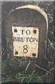 Old Milestone, A361, Marston Road, north of Trudoxhill