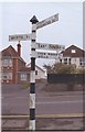 Old Direction Sign - Signpost in Bishopsworth, Bristol parish