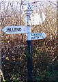 Direction Sign - Signpost on Banwell Road