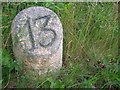 Old Milestone by the A93, Drumoak parish