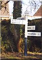 Old Direction Sign - Signpost by Combe Street Lane, Yeovil parish