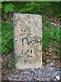 NH6140 : Old Milestone by the A82, Dochgarroch, Inverness parish by Milestone Society