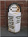 Old Milestone by the A631, West Bawtry Road, Whiston parish