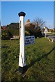 Old Direction Sign - Signpost by Gilberts Drive, East Dean and Friston parish