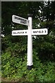 Old Direction Sign - Signpost by Church Road, Ponts Green, Ashburnam parish