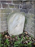 TQ2282 : Old Boundary Marker by Kensal Green Cemetery, Hammersmith parish by Milestone Society