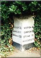 Old Milestone by Main Road, Little Haywood, Colwich parish