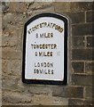 Old Milepost by the A5, Watling Street West, Towcester parish