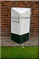 Old Milepost by the A518, Manor Farm, Stowe parish