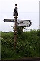 Old Direction Sign - Signpost by Giantswood Lane, Hulme Walfield parish