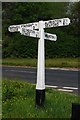 Old Direction Sign - Signpost by Station Road, Berwick parish