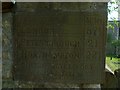 Old Milestone by the churchyard gate, Sudborough Road, Sudborough parish