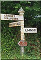 Old Direction Sign - Signpost at Mary Hunt