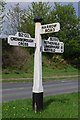 Old Direction Sign - Signpost by the B2100, Rotherfield Road, Crowborough parish